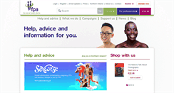 Desktop Screenshot of fpa.org.uk